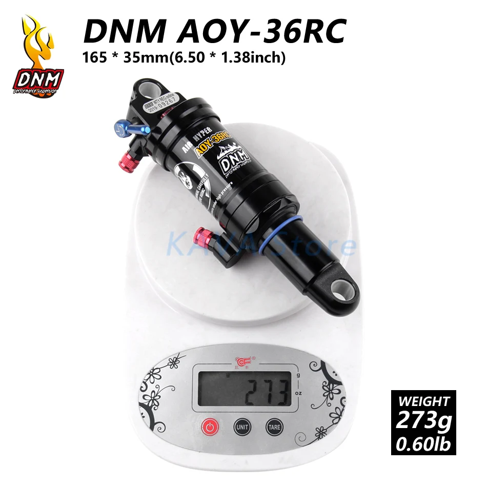 DNM AOY-36RC горный велосипед mtb воздушный Задний амортизатор с блокировкой 165 190 200 мм