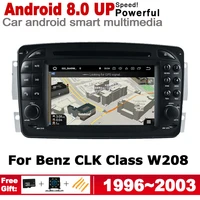 2 din car multimedia player for mercedes benz clk class w208 19962003 ntg android radio gps navigation stereo autoaudio