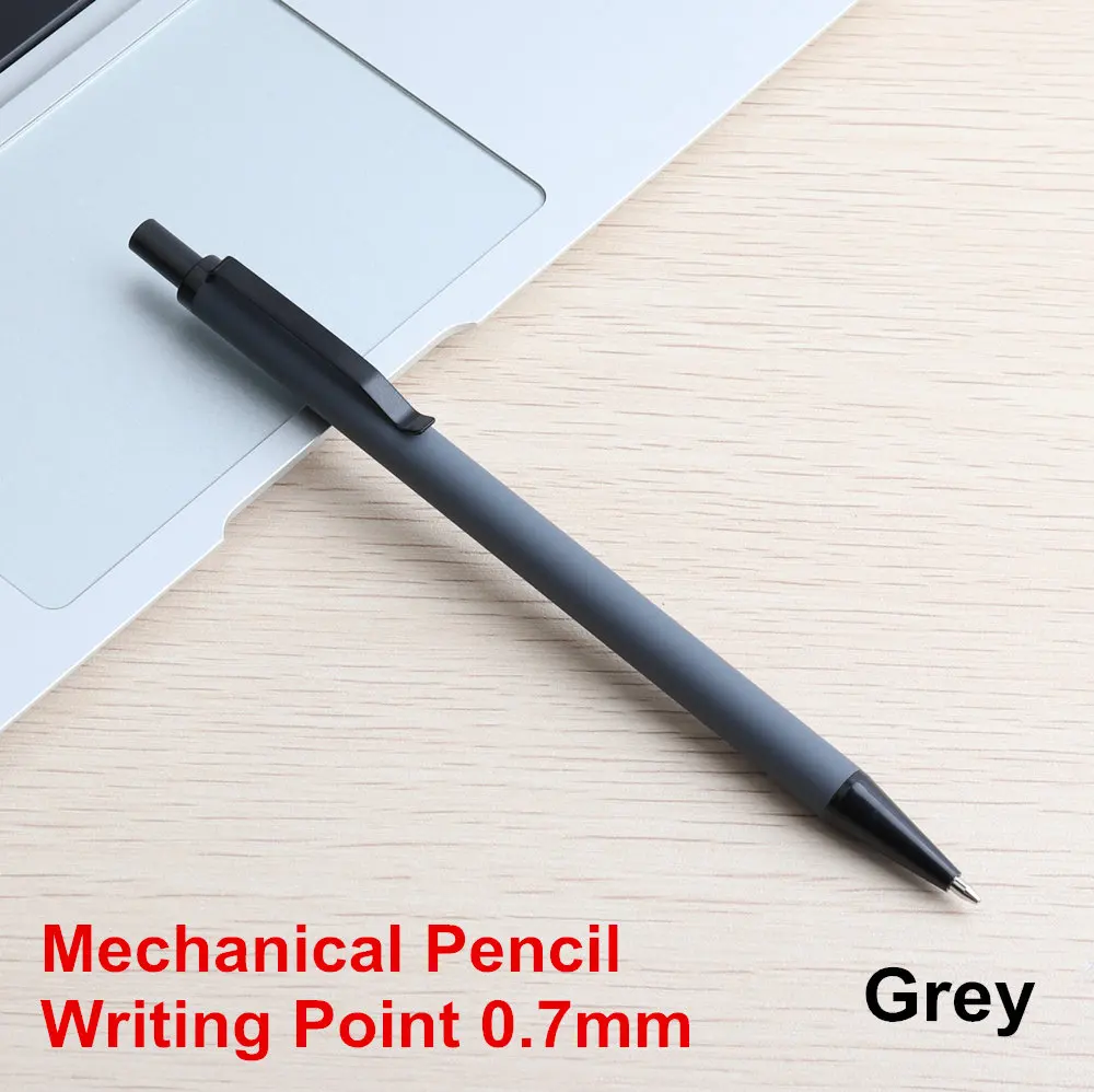 Creative quality student automatic pencil 0.5mm 0.7mm activity pencil Prevent Slippery Grind Penholder Metal Stationery Penci - Цвет: Pencil grey 0.7mm