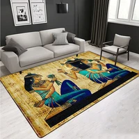 ancient egypt 3d print rug carpet soft velvet for home living room decor egyptian nordic ethnic style european retro bedroom mat
