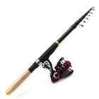 Телескопическая удочка и Катушка для спиннинга, 1,8-3,6 м
