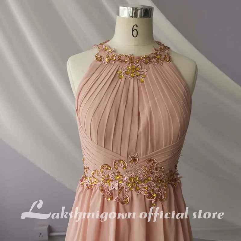 Vestido de novia bohemio de verano, ropa de boda de color rosa, fotos reales