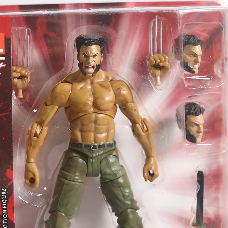 Marvel Select X Men Росомаха Логан ПВХ экшн фигурки игрушки куклы детские рождественские