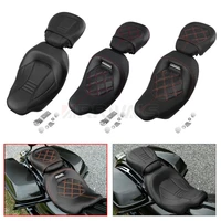 motorcycle front driver rear passenger two up seat for harley touring cvo street glide road king special classic 2009 2021