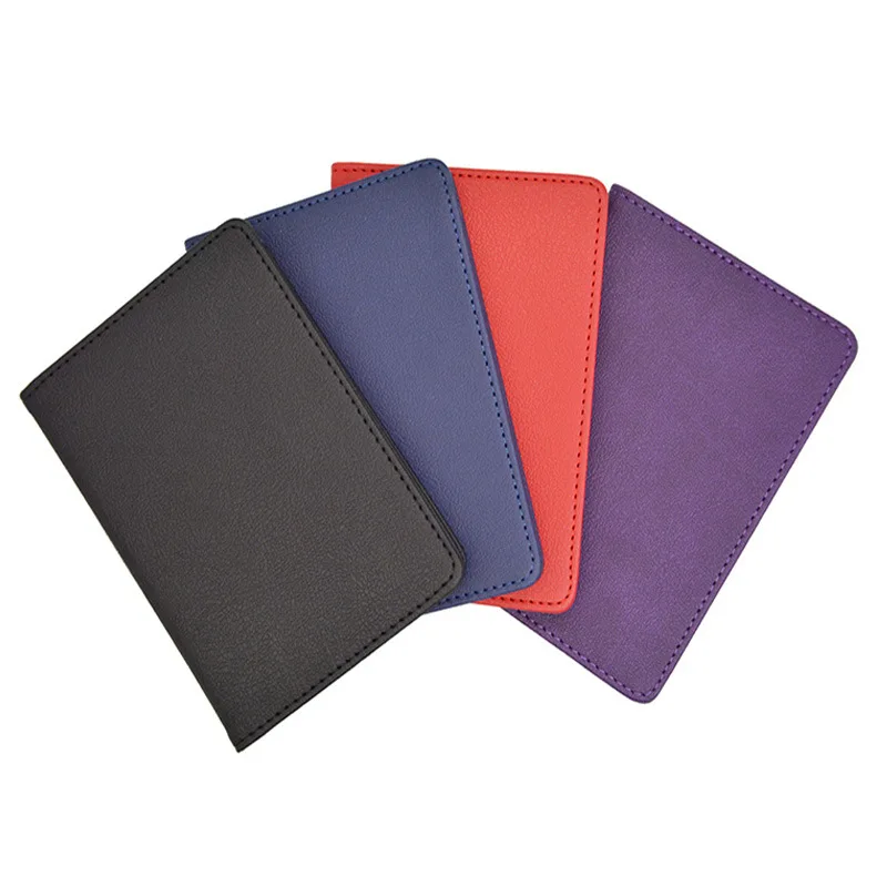 

Men Business ID Card Holder Case Soft PU Leather Wallets Thin Small Women Passport Cover Coin Purses Cash Bank Credit Clip