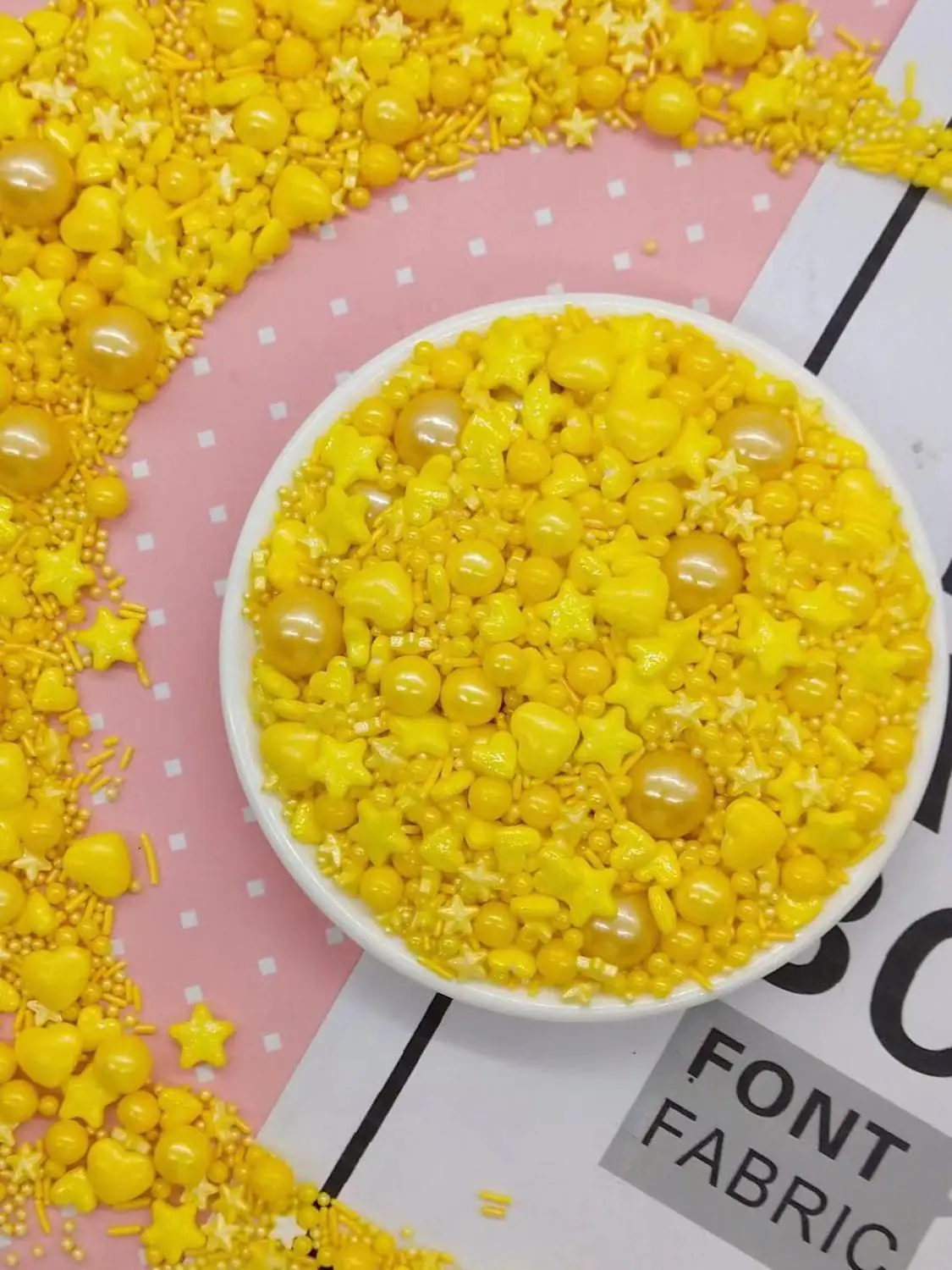 Съедобная форма желтые крапинки в форме сердца инструменты для украшения чашки