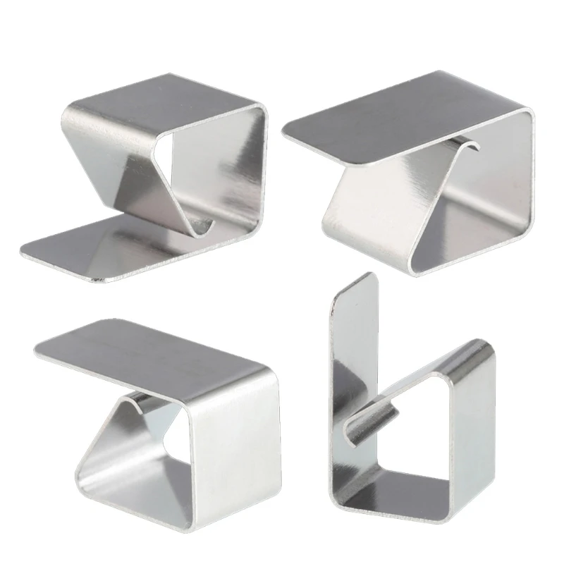 

4Pcs 3D Printer Glass Bed Clips Heatbed Clamps Stainless Steel Heated Bed Clips