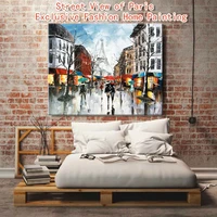 paint by number art painting by numbers city streets fashion living room decorative hanging pictures personalized customization