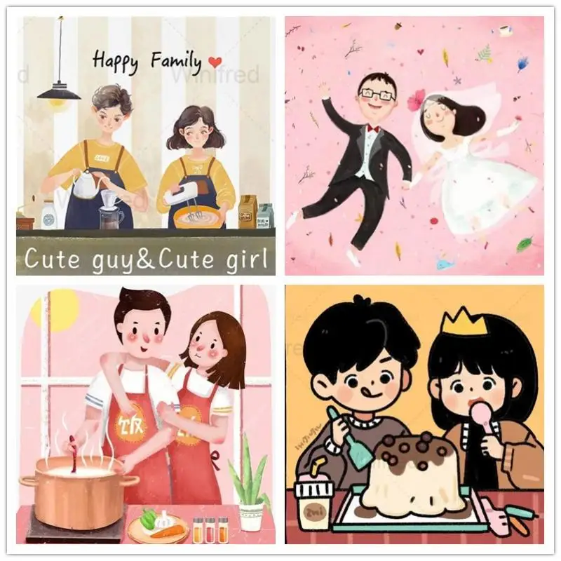 Набор для алмазной живописи 5D &quotсделай сам&quot картина с изображением пары