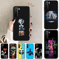 lovedeathrobots black soft cover the pooh for huawei nova 8 7 6 se 5t 7i 5i 5z 5 4 4e 3 3i 3e 2i pro phone case cases