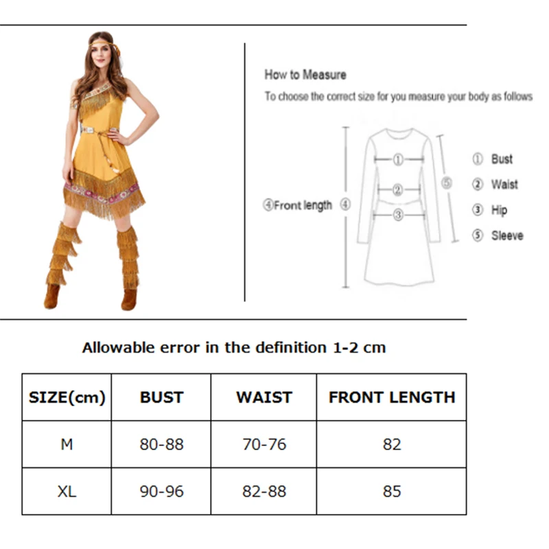 

Lady Carnival Halloween Savage Tribe Costume Native Maiden Princess Outfit Cosplay Fancy Party Dress