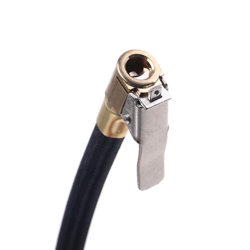 

Car Air Hose Tire Inflator Rubber Hose Inflator Self-Locking Air Chuck with Air Hose and Standard Tire -Valve Fine Thread