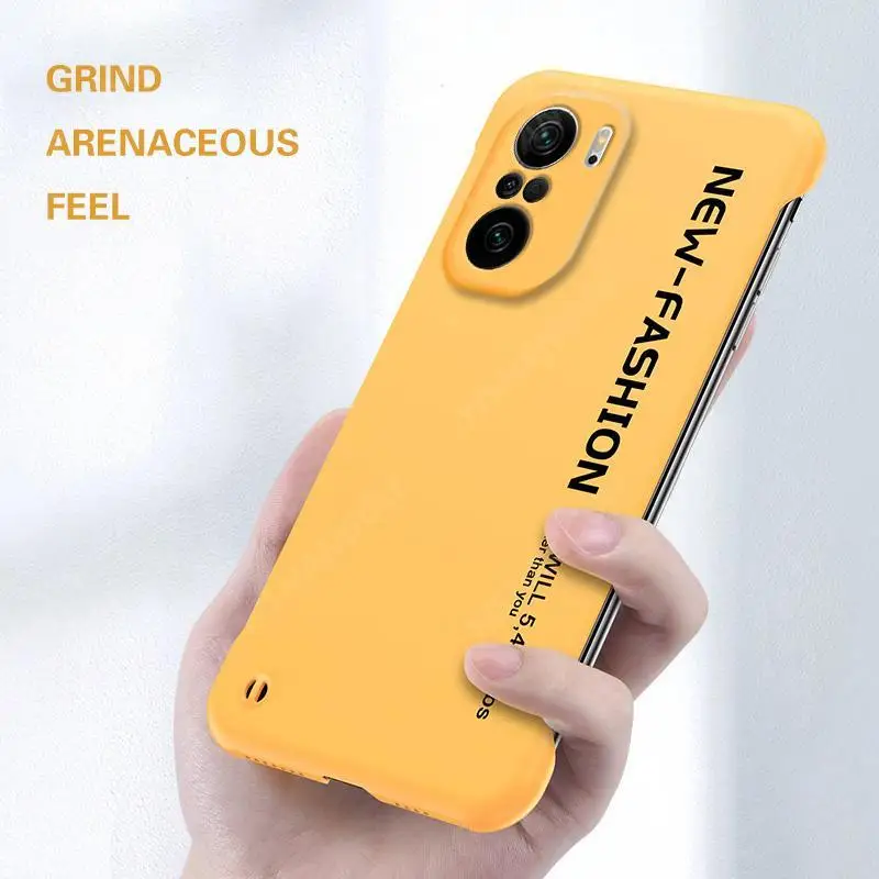 new fashion frameless phone case for xiaomi poco f3 redmi note 10 8 pro 9 10s mi 11 a3 lite 5g ne ultra thin hard pc matte cover free global shipping