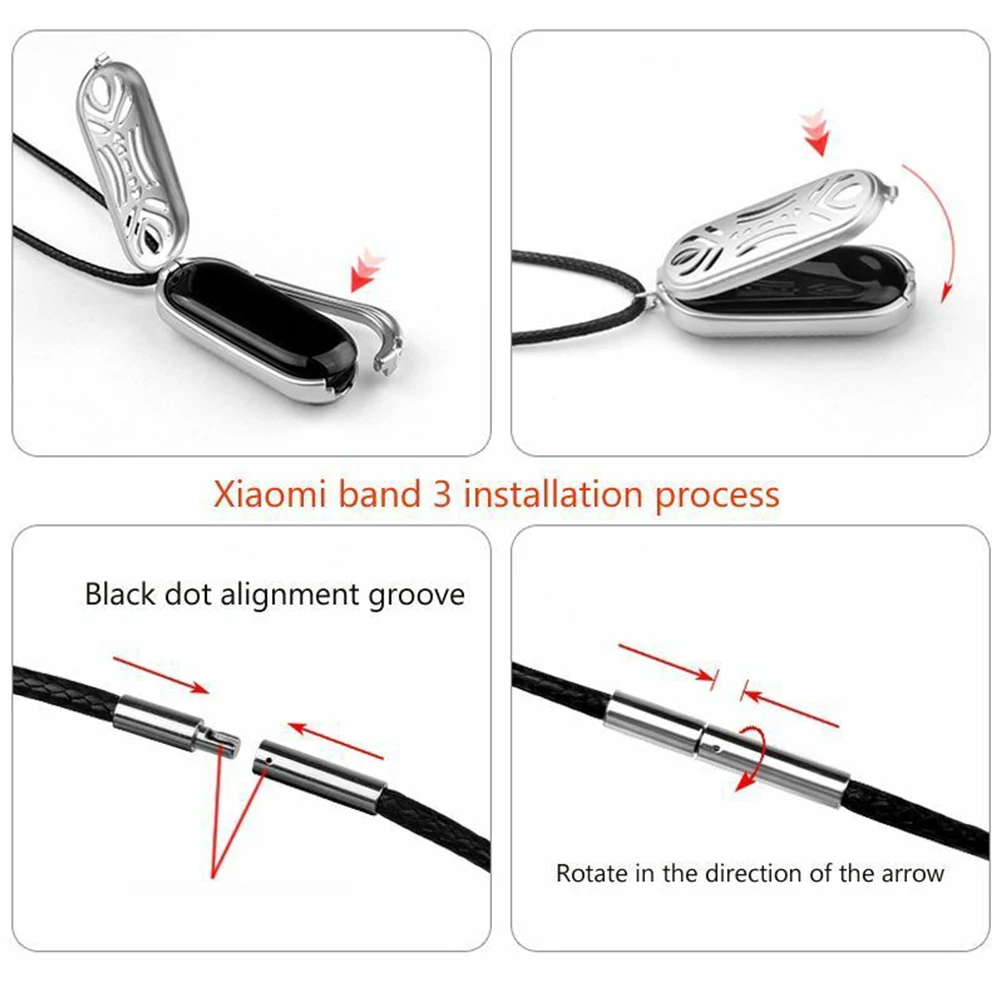 С веревкой кулон Прочный из нержавеющей стали ювелирные изделия стиль