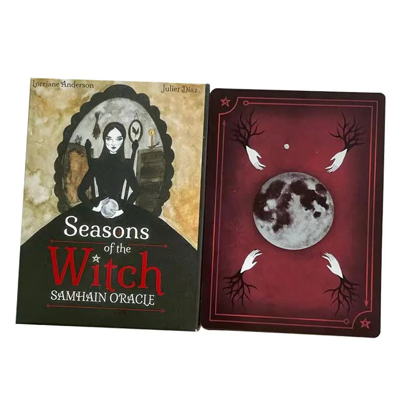 Новые Сезоны ведьмы Samhain карты-колода с изображением оракла Таро для семейной