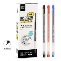 12pcsbox high quality gel pen student positive posture large capacity signature pen office pen student stationery pen