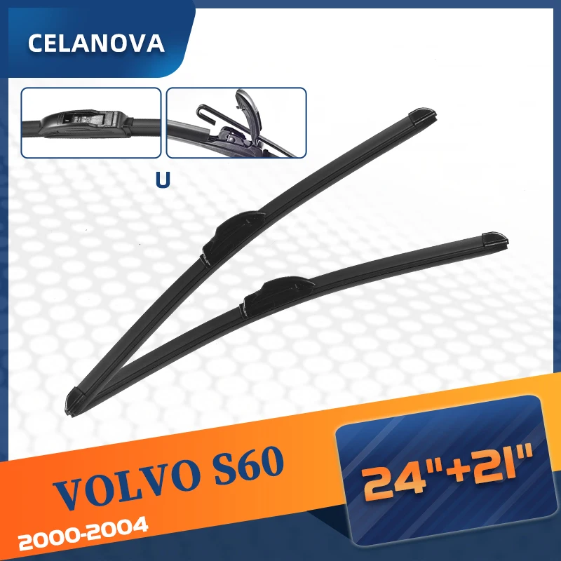 

Щетка стеклоочистителя CELANOVA для VOLVO S60 2000-2004 24 дюйма + 21 дюйм, бескаркасные резиновые стеклоочистители