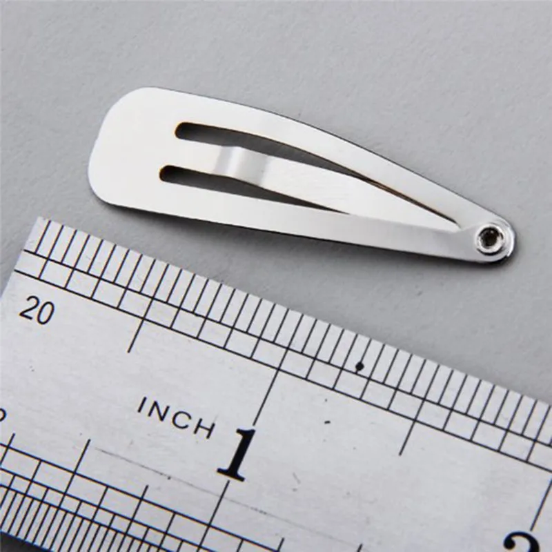 50 шт. 4 см металлические серебряные клипсы для детей сделай сам банты девочек