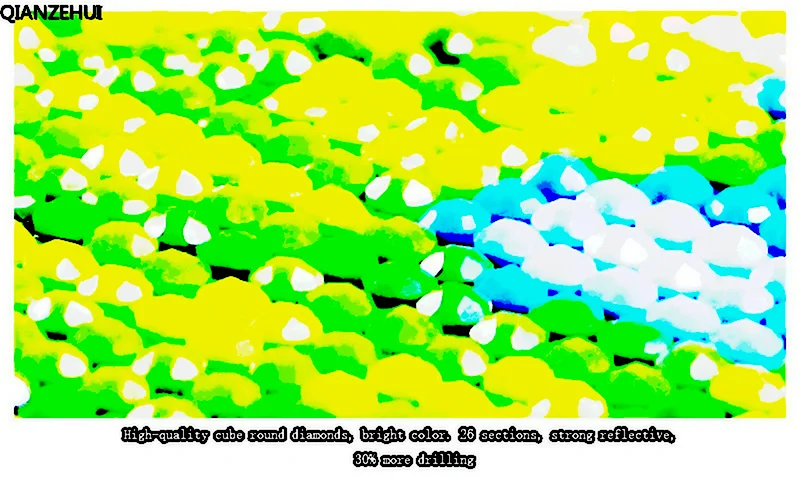 QIANZEHUI алмазная 5D Вышивка сделай сам круглая Алмазная гладкая картина с парусным