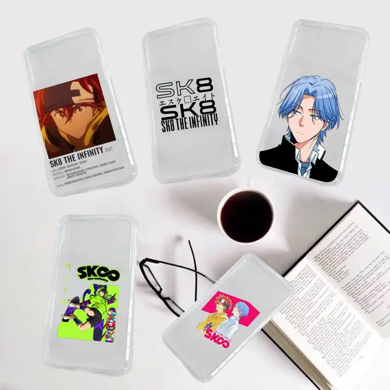 

Japan anime Sk8 The Infinity Phone Case Transparent soft For iphone 12 11 13 7 8 6 s plus x xs xr pro max mini