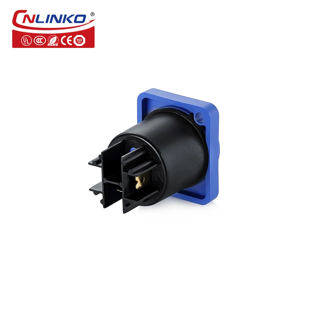 3 Pin Led освещение IP65 вилка и розетка наружный мужской женский кабель питания