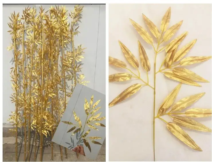 20 шт. декоративные листья бамбука для украшения дома|artificial bamboo leaves|branche decorationleaves