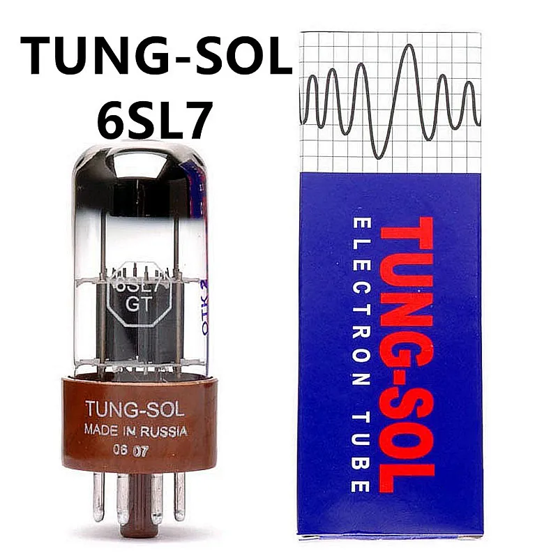 Vacuum Tube TUNG-SOL 6SL7 (6N9P 6H9C) Factory Test And Match | Электроника