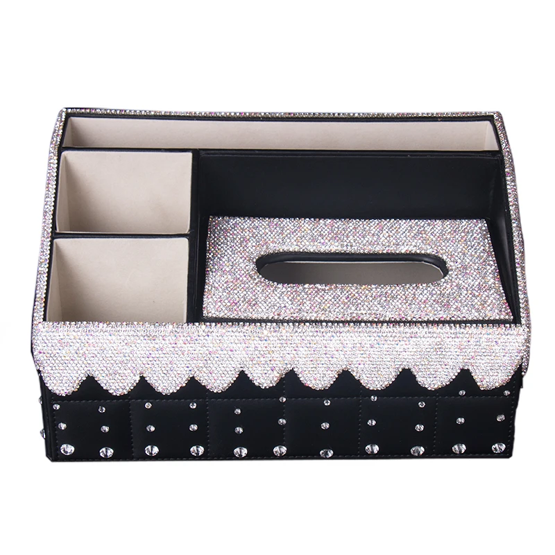 

Creative Square Tissue Box Container Cute Luxury Vintage Tissue Box Cover Leather Servilletero Cocina Napkin Dispenser EA60ZJ