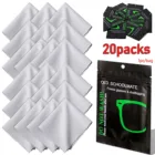 20 упаковок (20 шт.), многоразовые салфетки для протирания очков
