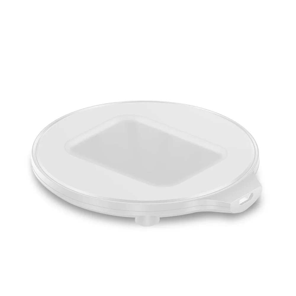 Белый FDGAO Беспроводная bluetooth-гарнитура Qi, беспроводное зарядное устройство для наушников, зарядная подставка для AirPods 2 airpods pro для samsung Galaxy Buds - Цвет: Белый