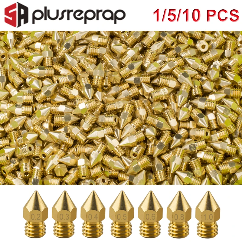 22 шт. MK8 V6 сопла головки принтера экструдер for1.75mm A8 Creality CR 10 Эндер 3 5 дополнительно