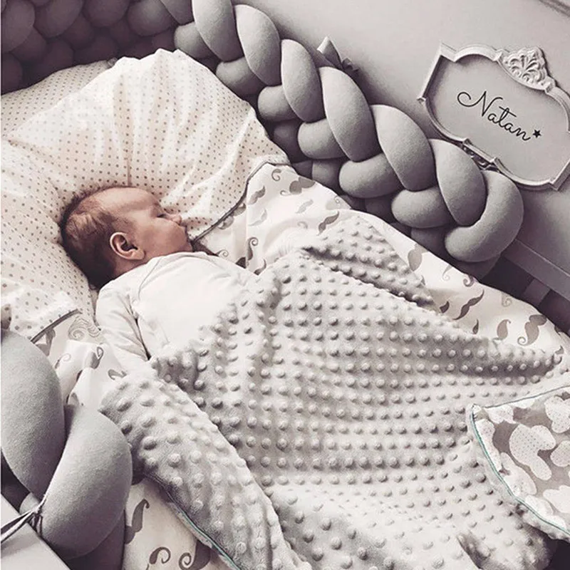 Новое поступление бампер для детской кроватки с узелком 10-18 дюймов 1 5/2/3 м модные