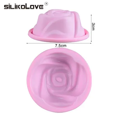 random color 359 SILIKOLOVE мини-силиконовая форма для торта Формы для выпечки миски Детские Хлеб пироги буханка антипригарный силиконовый Плесень лотки для выпечки кастрюли - Цвет: random color 359