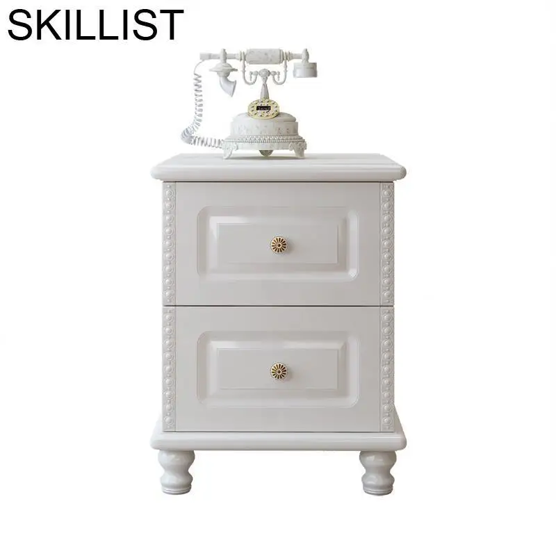 Recamaras Schlafzimmer Chambre Mesa Auxiliar European Wooden Mueble De Dormitorio Bedroom Furniture Cabinet Quarto Bedside Table |