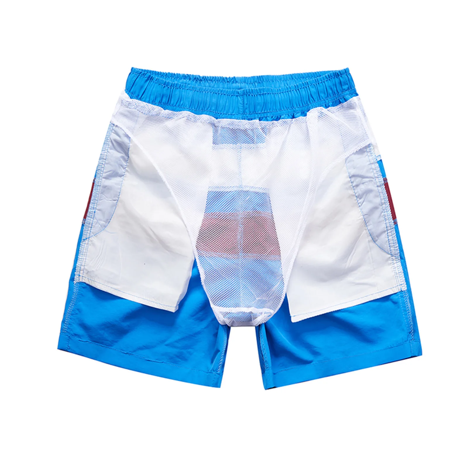 

2021 Summer Men Sport Running Shorts Jogging Fitness Quick Drying Baseball Training Athletics Striped Shorts Clothing