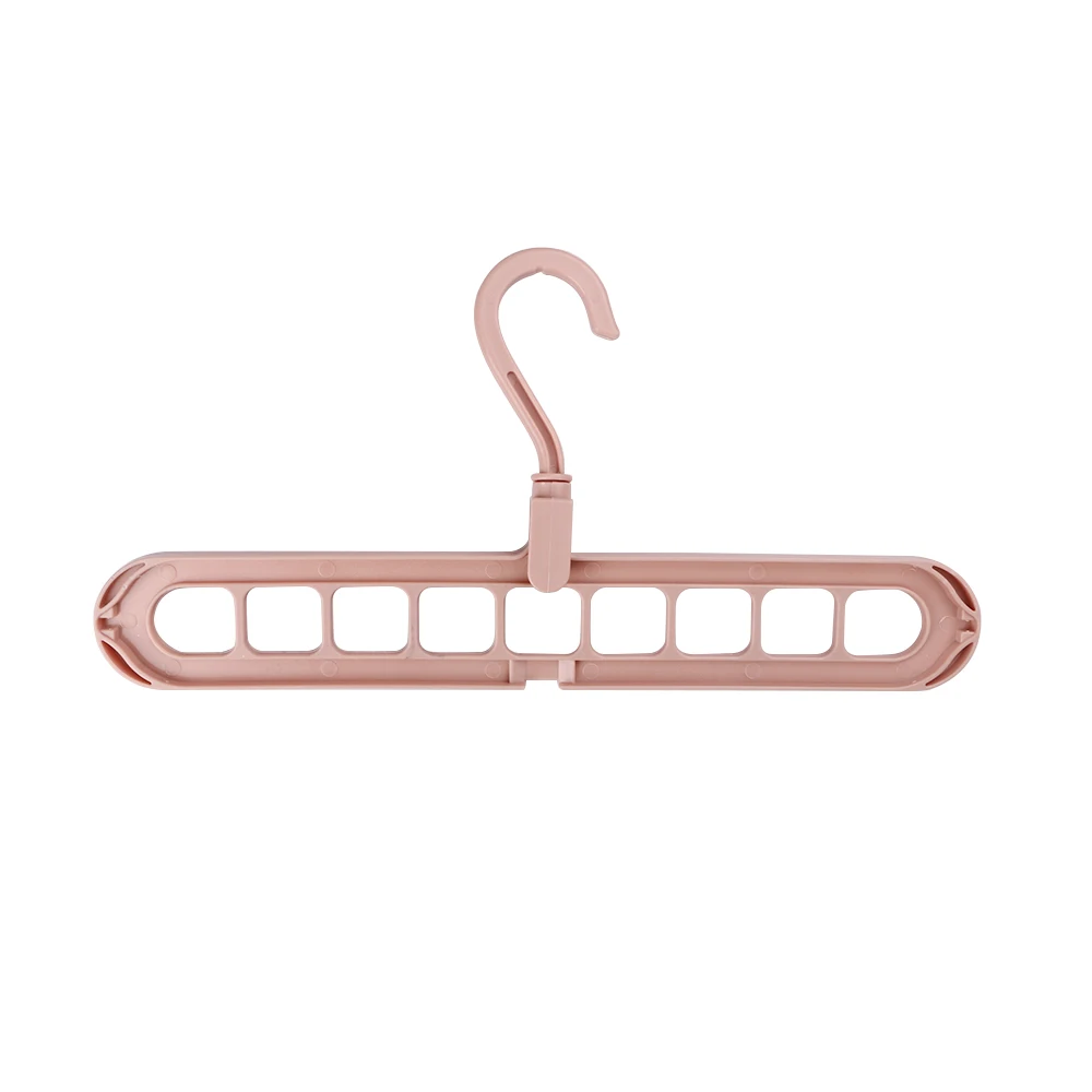 5 шт. вешалки для одежды органайзер на 360 ° вращающаяся противоскользящая складная вешалка с 9 отверстиями