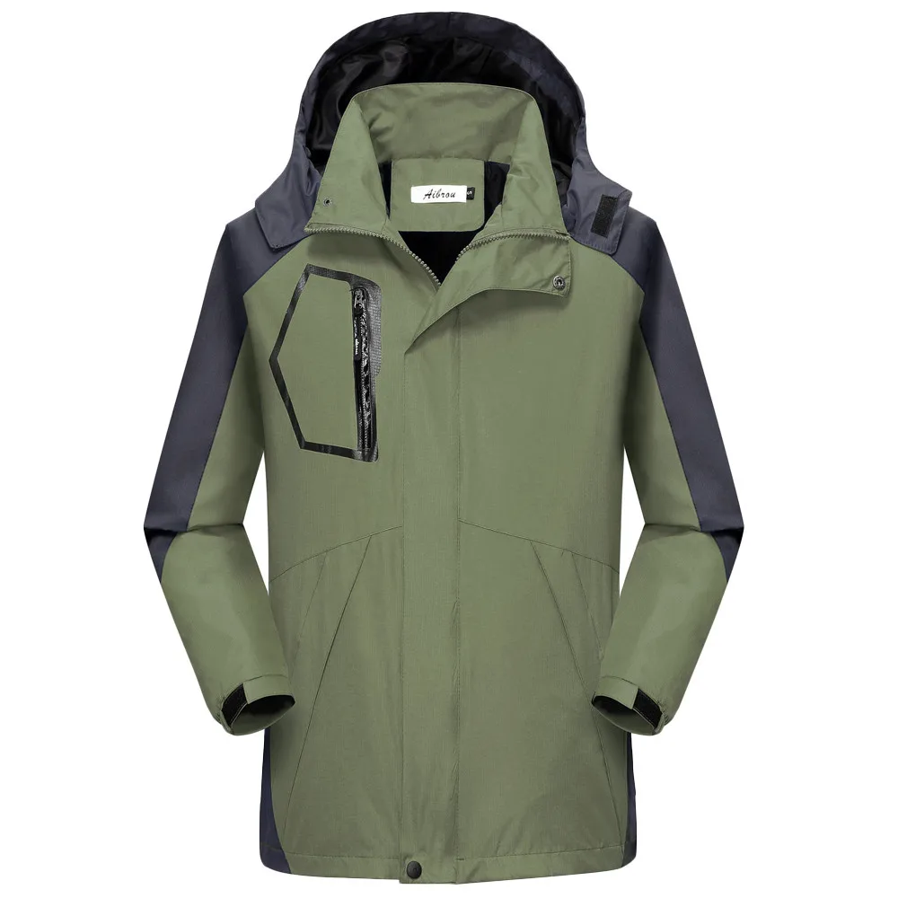 Модная мужская осенне зимняя уличная толстовка на молнии съемное Спортивное