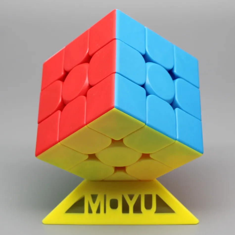 Moyu Кубик Рубика Meilong 3C 3x3 Magic Cube 55 мм Размер Без Наклейки 3x3x3 Cubo Magico WCA Конкурс