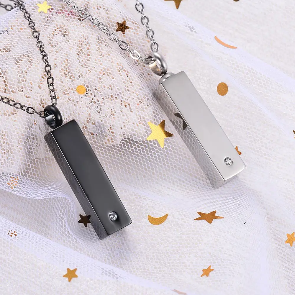 Бесплатная гравировка имена на заказ кубический стержень из нержавеющей стали