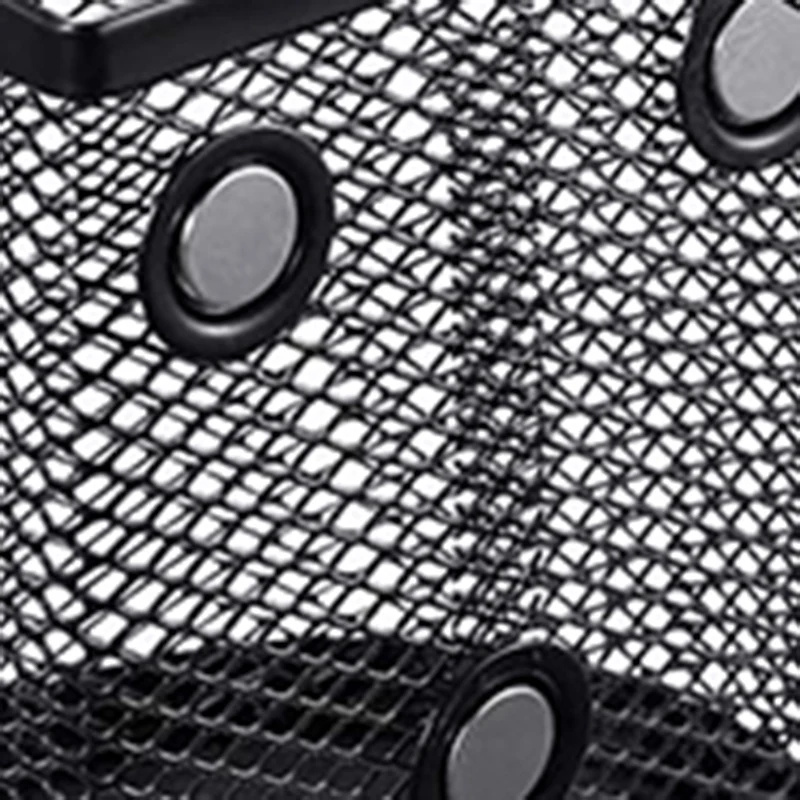 

2Pcs netic Pencil Holder netic Metal Mesh Pencil Holder Storage Basket for School Locker Whiteboard Refrigerator