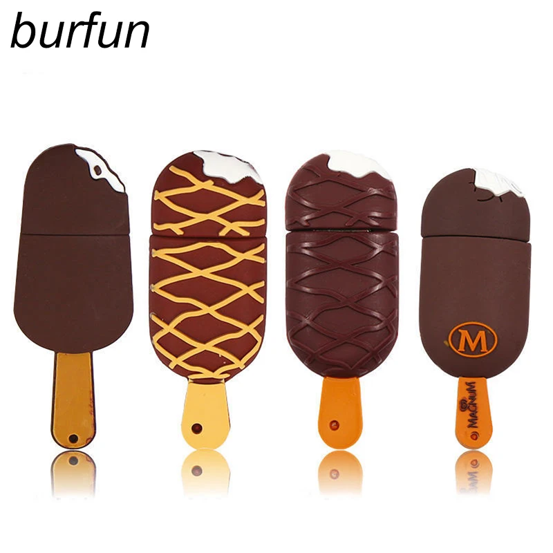 

Ice Cream External Hard Drives Usb Flash Drive Pen Drive Pendrive 4GB 8GB 16GB 32GB 64GB 128GB Memory Stick Disk Real Capacity