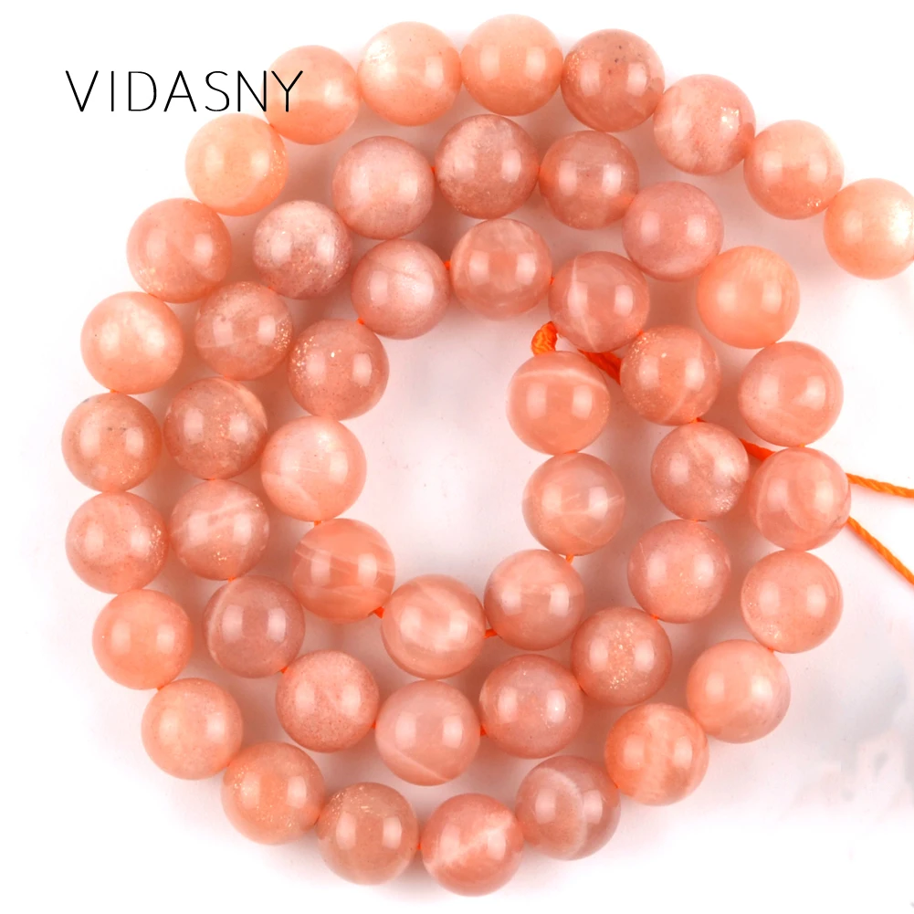 С натуральным драгоценным камнем красные бусины из солнечного камня для