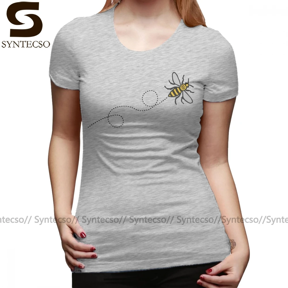 Футболка с Пчелой Летающая пчела классическая версия футболка кавайная женская