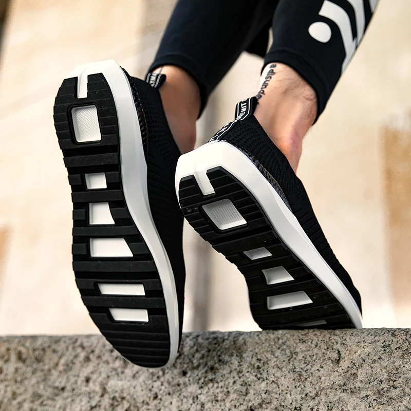 

Zapatos/мужские кроссовки; Повседневные мужские однотонные кроссовки; Цвет Черный; hombre; Удобные повседневные мужские кроссовки из сетчатого ма...