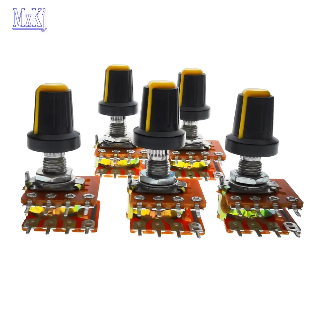 5 шт. новинка TW ALPHA ± 20% WH148 25 мм 50 кбит/с 100 x2 16 типов потенциометр громкости звука