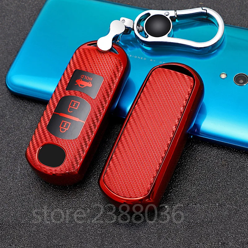 1 мягкий чехол из тпу с полной защитой для ключей 3 кнопками Mazda 6 8 5 |Футляр