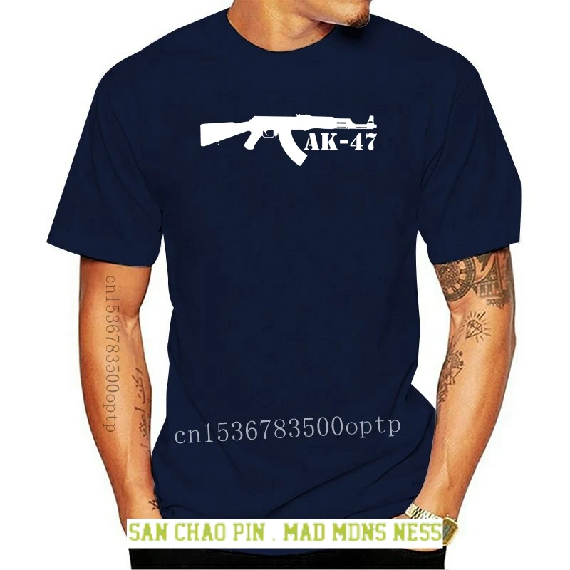

2018 Hot sale Fashion Men's AK-47 Rifle, T-shirt Tee shirt