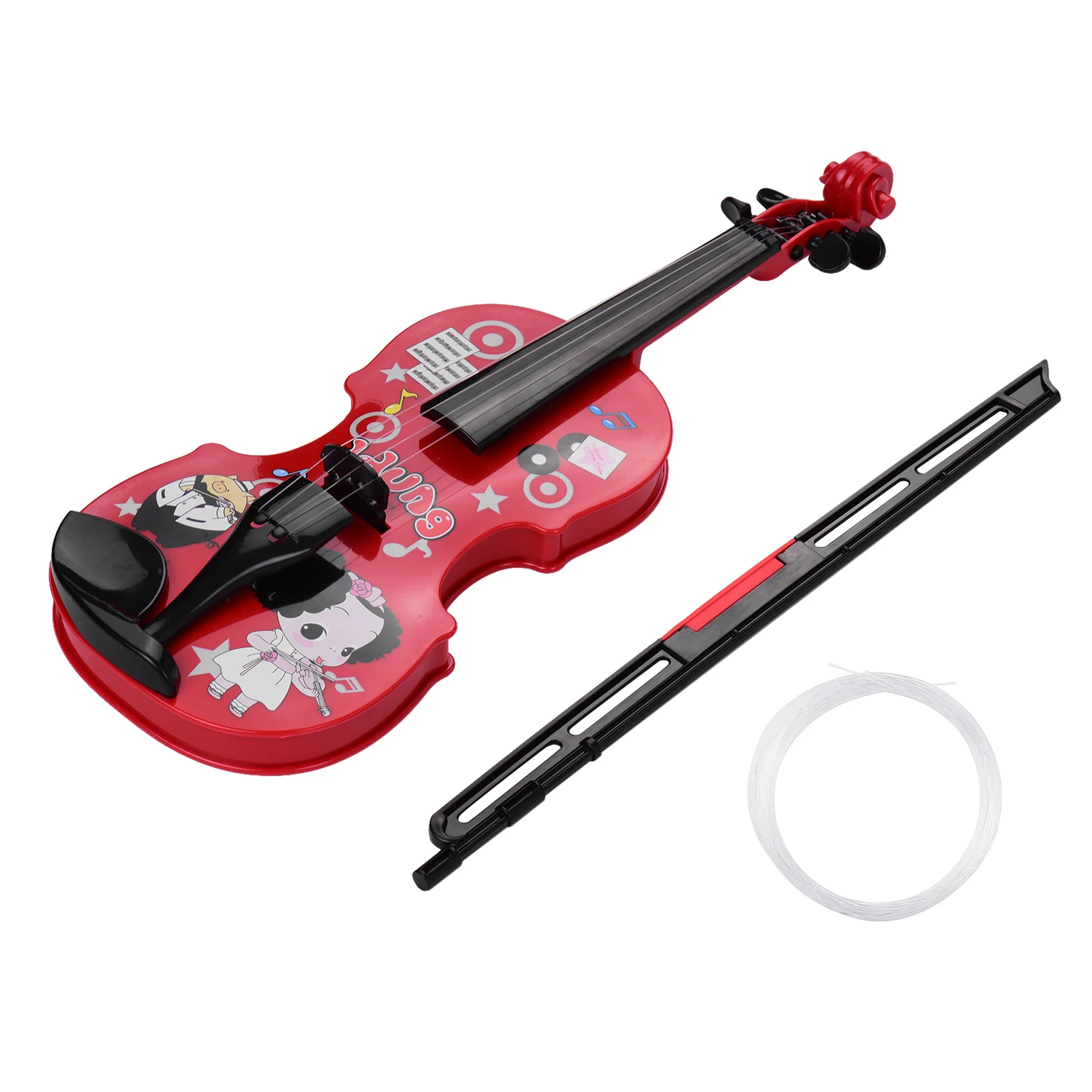 Платье для маленьких скрипки с лук забавная развивающая Музыкальные инструменты