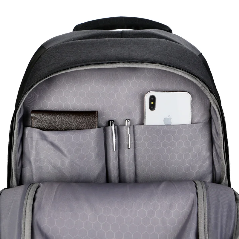 

Waterproof laptop travel bag, male and female USB charging anti-theft bag, business leisure schoolbag