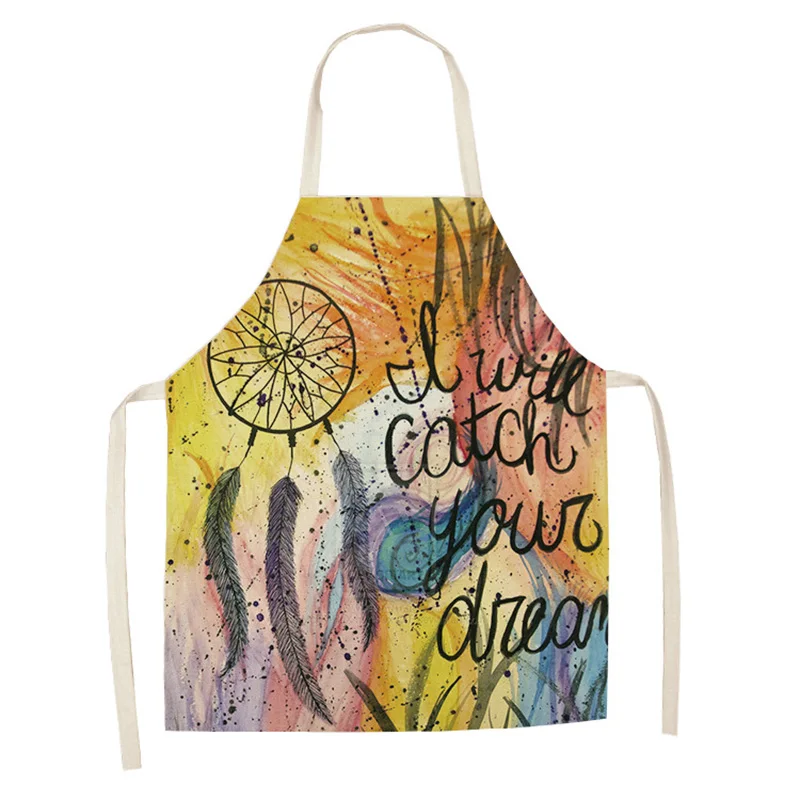 Кухонные фартуки Ловец снов для женщин и мужчин водонепроницаемые из хлопка льна